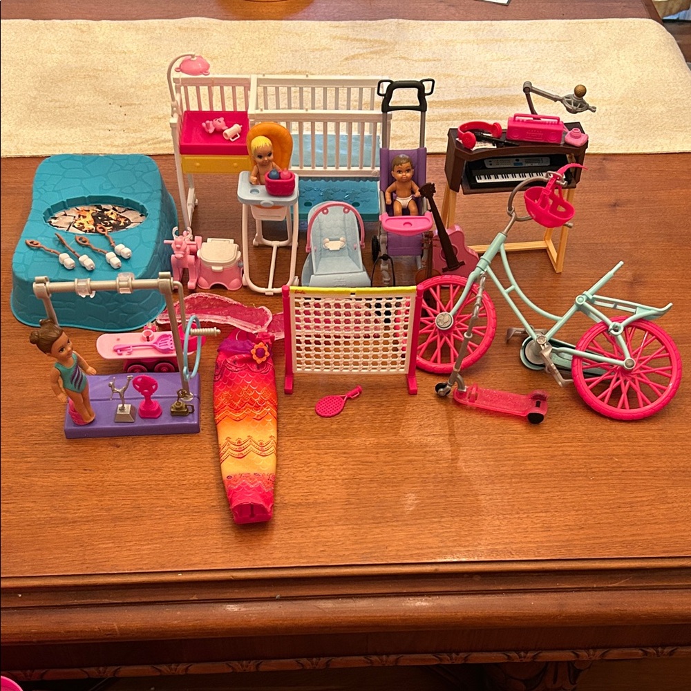 Barbie toy set with Accessories